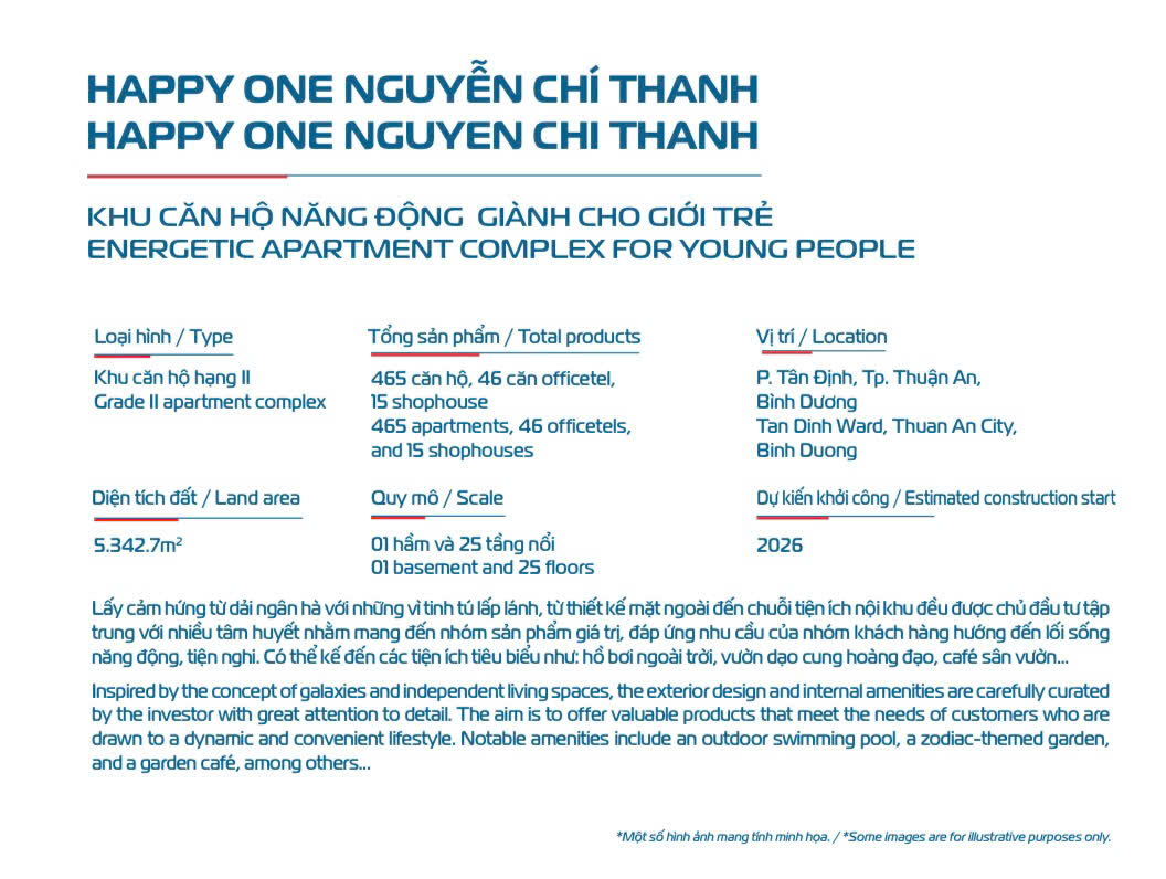 tổng quan dự án happy one nguyễn chí thanh